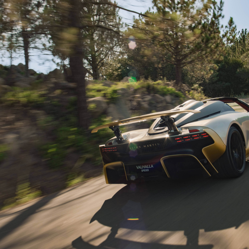 2028 Aston Martin Valhalla Spider Rear View